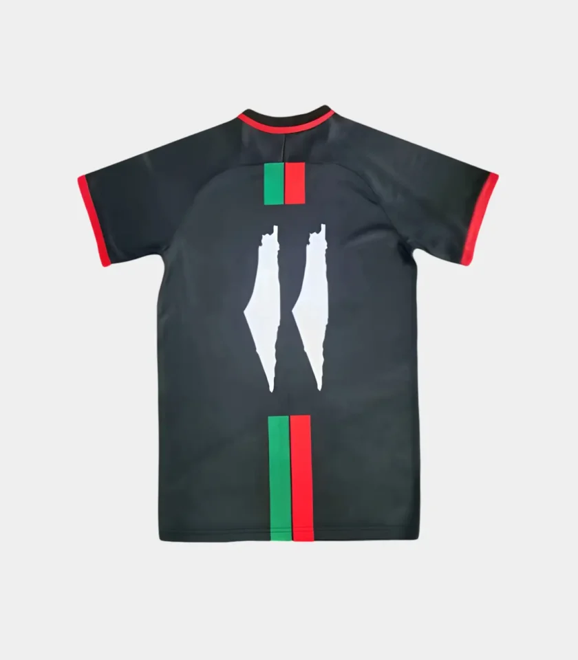 Maillot Équipe Palestine 23/24 Noir Arrière