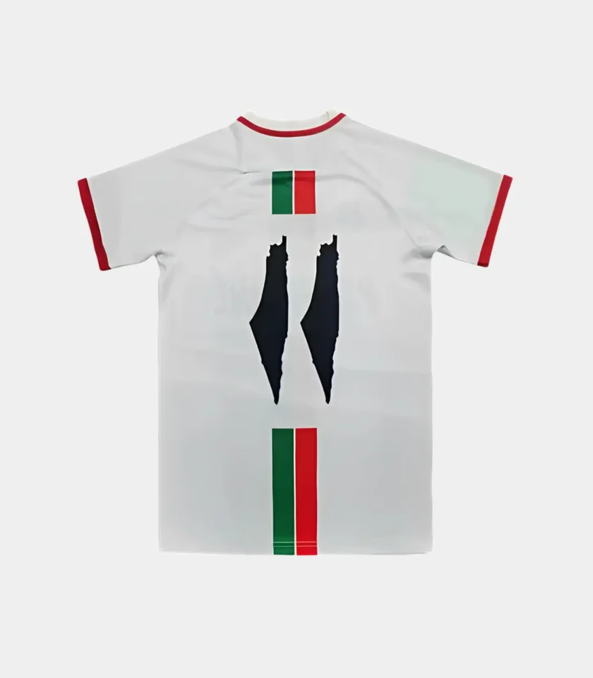 Maillot Équipe Palestine 23/24 Blanc Arrière