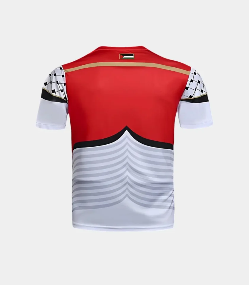 Maillot Équipe Palestine 22/23 Blanc Arrière