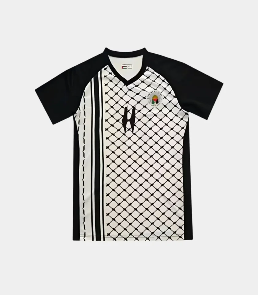 Maillot Équipe Palestine 24/25 Blanc Avant