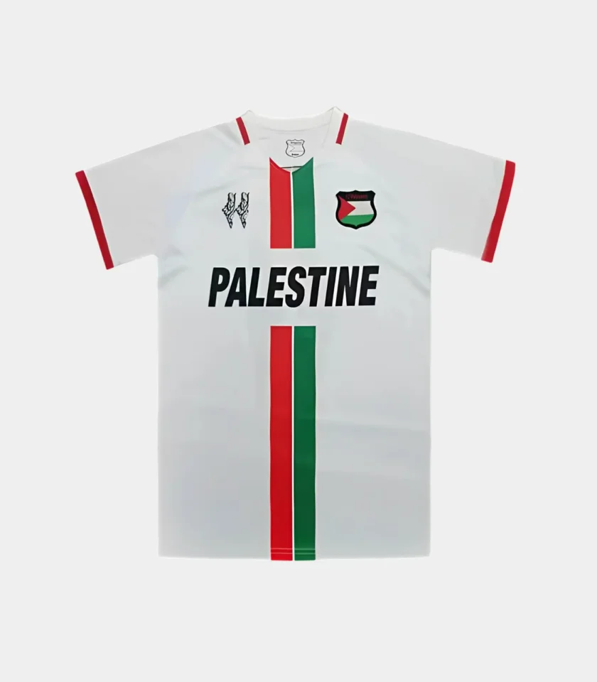 Maillot Équipe Palestine 23/24 Blanc Avant