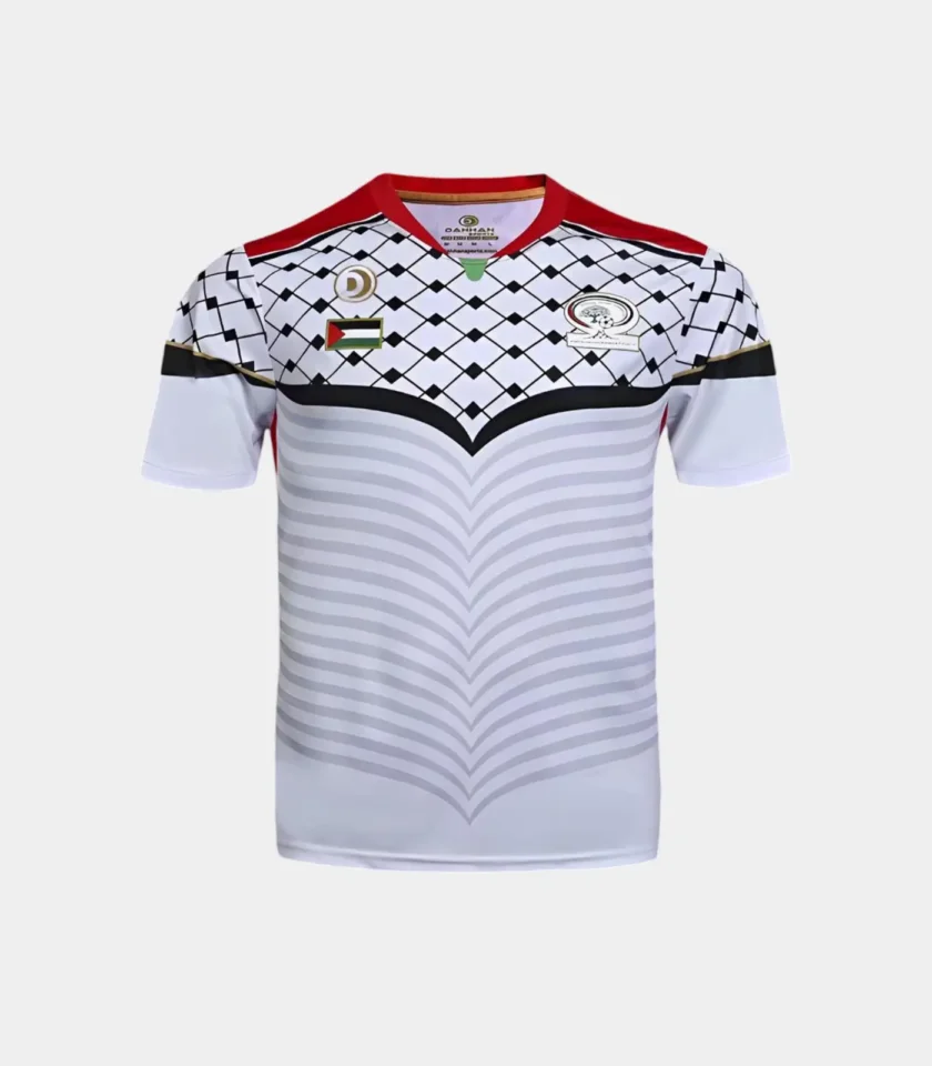 Maillot Équipe Palestine 22/23 Blanc Avant